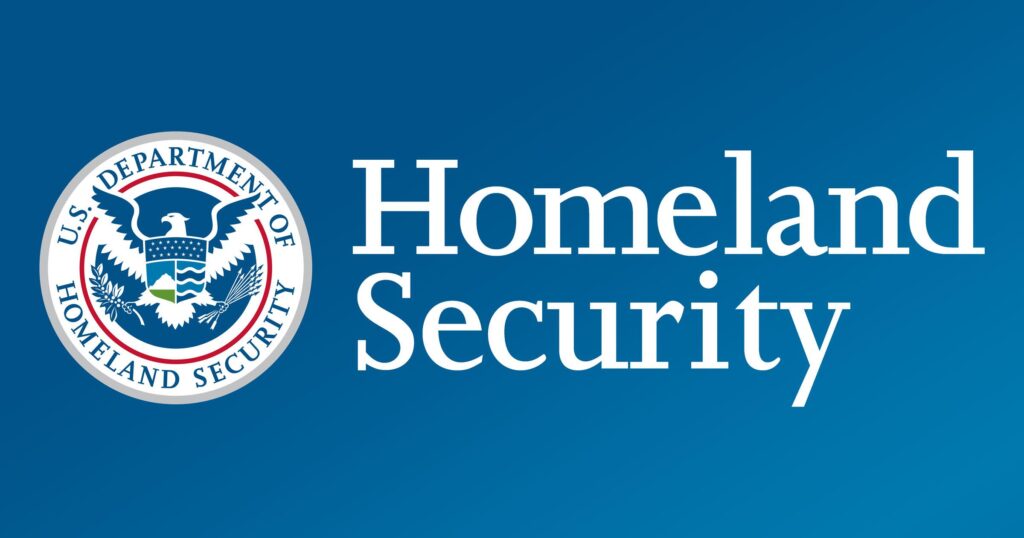 This pic shows homeland security